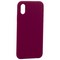 Накладка силиконовая MItrifON для iPhone XS/ X (5.8") без логотипа Maroon Бордовый №52 - фото 39197