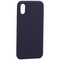 Накладка силиконовая MItrifON для iPhone XS/ X (5.8") без логотипа Midnight Blue Темно-синий №8 - фото 39200
