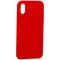 Накладка силиконовая MItrifON для iPhone XS/ X (5.8") без логотипа Product red Красный №14 - фото 39204