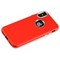 Чехол-накладка силиконовый J-case Metal touch Series Matt 0.5mm для iPhone XS/ X (5.8") Красный - фото 55490