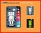 Чехол-накладка силикон MItriFON для iPhone 11 Pro Max (6.5") 0.8мм с флуоресцентным рисунком AW J43 - фото 40332
