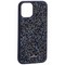 Чехол-накладка силиконовая со стразами SWAROVSKI Crystalline для iPhone 12 mini (5.4") Темно-синий №3 - фото 39946