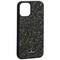 Чехол-накладка силиконовая со стразами SWAROVSKI Crystalline для iPhone 12 mini (5.4") Темно-зеленый - фото 39951