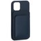 Чехол-накладка кожаный Mutural для Iphone 12 mini (5.4") с бумажником MagSafe Зеленый - фото 40011