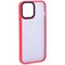 Чехол-накладка пластиковая DFANS Design Be Different Case с силиконовыми бортами для iPhone 12 Pro Max (6.7") Красный - фото 40023