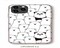 Чехол-накладка силикон MItriFON для iPhone SE (2020г.)/ 8/ 7 (4.7) 0.8мм с флуоресцентным рисунком Медведи Белый - фото 40335
