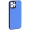 Чехол-накладка пластиковая GKS Design Creative Case с силиконовыми бортами для iPhone 12 Pro (6.1") Синий - фото 40302