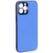 Чехол-накладка пластиковая GKS Design Creative Case с силиконовыми бортами для iPhone 12 Pro Max (6.7") Синий - фото 40308
