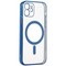 Чехол-накладка силиконовая J-case Magsafe Series для iPhone 12 (6.1") Синий - фото 42053