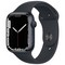 Apple Watch Series 7 GPS 45mm Midnight Aluminum Case with Midnight Sport Band (тёмная ночь) MKN53RU - фото 44811