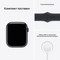 Apple Watch Series 7 GPS 45mm Midnight Aluminum Case with Midnight Sport Band (тёмная ночь) - фото 44855