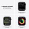 Apple Watch Nike Series 7 GPS 45mm Midnight Aluminium Case with Anthracite/Black Nike Sport Band (антрацитовый/чёрный) - фото 44935