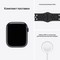 Apple Watch Nike Series 7 GPS 45mm Midnight Aluminium Case with Anthracite/Black Nike Sport Band (антрацитовый/чёрный) - фото 44937