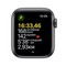 Apple Watch SE GPS 40mm Space Gray Aluminum Case with Midnight Sport Band (тёмная ночь) MKQ13RU - фото 44959