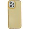 Чехол-накладка пластиковая KZDOO Guardian для Iphone 13 Pro Max (6.7") с силиконовым бортом Прозрачно-золотой - фото 46071