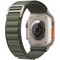 Apple Watch Ultra GPS + Cellular, 49mm S/M/L Titanium Case with Green Alpine Loop (зеленый) - фото 48941