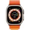 Apple Watch Ultra GPS + Cellular, 49mm S/M/L Titanium Case with Orange Alpine Loop (оранжевый) - фото 48946