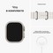 Apple Watch Ultra GPS + Cellular, 49mm One Size Titanium Case with White Ocean Band (белый) - фото 48962