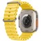 Apple Watch Ultra GPS + Cellular, 49mm One Size Titanium Case with Yellow Ocean Band (желтый) - фото 48965