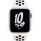 Apple Watch SE 2022 GPS 40mm S/M/L Silver Aluminium with Nike Sport Band (серебристый/белый) - фото 49534