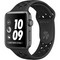 Apple Watch Series 3 Nike+ 42 мм, корпус из алюминия цвета «серый космос», спортивный ремешок Nike антрацитовый/черный - фото 10515