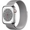 Apple Watch Series 8 GPS + Cellular 45mm Steel Case, silver milanese (серебристый) ML783 - фото 49889