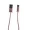 Дата-кабель USB COTECi M20 NYLON series Type-C Cable CS2128-0.2M-MRG (0.2m) Розовое-золото - фото 55956