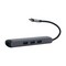 Переходник Baseus Mechanical eye Six-in-one HUB 6в1 (CAHUB-J0G) Type-C to USB3.0x3/ HDMI/ Lan/ Type-C PD для MacBook Графитовый - фото 12260