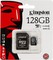 Карта памяти micro SDHC 128Gb Kingston Class10 с адаптером SD - фото 50862