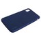 Чехол-накладка Deppa Case Silk TPU Soft touch D-89037 для iPhone XS Max (6.5") 1мм Синий металик - фото 51151