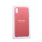 Чехол-накладка кожаная Leather Case для iPhone XS Max (6.5") Peony pink - Розовый пион - фото 51226