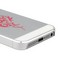 Накладка металлическая iBacks Aluminium Case With Cameo для iPhone SE/ 5S/ 5 - Dragon (ip50145) Silver Серебристая - фото 51776