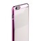 Накладка пластиковая ультра-тонкая iBacks iFling Colorful Electroplating PC для iPhone 6s Plus (5.5) - (ip60206) Pink/ White - фото 51835