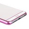 Накладка пластиковая ультра-тонкая iBacks iFling Colorful Electroplating PC для iPhone 6s Plus (5.5) - (ip60206) Pink/ White - фото 51837