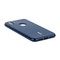Чехол-накладка силиконовый Cherry матовый 0.4mm & пленка для iPhone XS/ X (5.8") Синий - фото 52153
