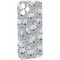 Чехол-накладка силикон MItriFON для iPhone 11 Pro (5.8") 0.8мм с флуоресцентным рисунком Бульдоги Белый - фото 52448