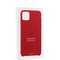 Чехол-накладка кожаная Leather Case для iPhone 11 Pro (5.8") Red Красный - фото 52614