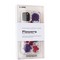 Чехол-накладка пластиковая KZDOO Flowers TPU+Dried Flowers+Lucite для Iphone 11 Pro (5.8") силиконовый борт Сиреневая - фото 52626