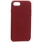 Чехол-накладка кожаная Leather Case для iPhone SE (2020г.) Red Красный - фото 52715