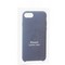 Чехол-накладка кожаная Leather Case для iPhone SE (2020г.) Midnight Blue Темно-синий - фото 52720