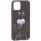 Чехол-накладка силикон MItriFON для iPhone 11 Pro (5.8") 0.8мм с флуоресцентным рисунком AW Черный KS-13 - фото 52785