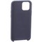 Накладка силиконовая MItrifON для iPhone 11 Pro Max (6.5") без логотипа Midnight Blue Темно-синий №8 - фото 52881