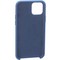 Накладка силиконовая MItrifON для iPhone 11 Pro (5.8") без логотипа Deep blue Темно-синий №20 - фото 52901