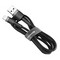 Дата-кабель USB Baseus Cafule cable for Lightning (CALKLF-CG1) (2.0 м) Gray-Black - фото 52991