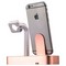Док-станция COTECi Base5 Dock для Apple Watch & iPhone X/ 8 Plus/ 8/ SE 2in1 stand CS2095-MRG Pink-gold - Розовое золото - фото 53009