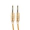 Кабель COTECi Nylon Audio line Cable Aux CS5057-CE 3.5mm (1.5 м) Золотистый - фото 53026