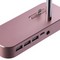 Док-станция&USB-концентратор COTECi Base (B18)MFI для Apple Watch & iPhone X/ 8 Plus 2in1 stand (CS7200-MRG) Розовое золото - фото 53059