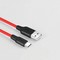 Дата-кабель USB Hoco X21 Silicone Type-C (1.2 м) Black & Red - фото 53133