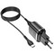 Адаптер питания Hoco N4 Aspiring dual port charger с кабелем Type-C (2USB: 5V max 2.4A) Черный - фото 53184