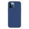 Чехол-накладка силикон Deppa Soft Silicone Case D-87771 для iPhone 12 Pro Max (6.7") Синий - фото 53326